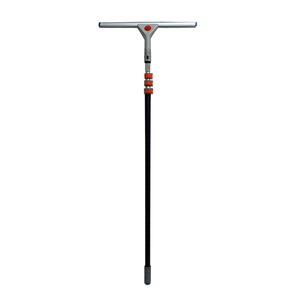 Juego de Herramientas de Limpieza de Vidrios Waytex con Mango Largo de <span class=keywords><strong>Aluminio</strong></span> Blanco y Limpiador Ecológico de 25 cm para Ventanas en Altura - Product Image 1