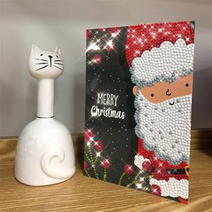 Tarjeta de Navidad 5D DIY para pintar con papel, regalo, bordado, <span class=keywords><strong>postal</strong></span> de felicitación con barnizado UV 19x26CM - Product Image 4