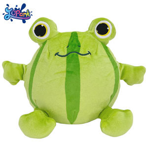 Tùy chỉnh biến dạng và FLIP-flopping sang trọng ếch và dưa hấu đồ chơi dễ thương lưới lót nhà máy bán hàng trực tiếp - Product Image 2