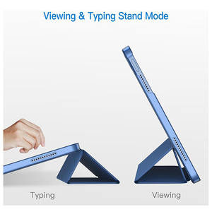 Étui pour tablette iPad Air 4/5/10.9/iPad 11, étui pour tablette pliable en trois parties, semi-transparent, en PC mat, protection intégrale contre les chocs - Product Image 6