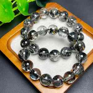 กำไลข้อมือเพชรเฮอร์คิเมอร์ขัดเงา ลดราคาพิเศษ คริสตัลธรรมชาติ เครื่องประดับอัญมณีสำหรับผู้หญิง หินบำบัด ของขวัญ - Product Image 5