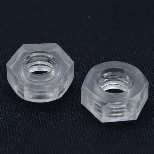 M2 M2.5 M3 M4 <b>M5</b> M6 Metric Acrylic PC Polycarbonate Transparent Hex Nuts Plastic <b>Screws</b> for Various Nuts Applications - Product Image 2