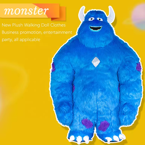 Efun inflable gigante azul monstruo disfraces <span class=keywords><strong>Sully</strong></span> mascota FIESTA DE Halloween para publicidad al aire libre adulto <span class=keywords><strong>Sully</strong></span> Monster Inc disfraz - Product Image 5
