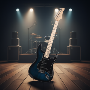 Guitarra Eléctrica St, Acabado Azul Oscuro, Mástil de Arce, Cuerpo de Tilo, 6 Cuerdas, Configuración de Pastillas S-S-S - Product Image 2