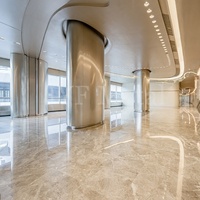 Columnas Circulares de Acero Inoxidable EL709, Material de Construcción Metálico Decorativo para Interiores, Diseño de Plaza Comercial