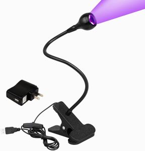 In the Trend 5W Mini Nail UV Lamp with 1 LED <b>USB</b> Clip & <b>Switch</b> Quick Drying Curing Light for Nail Art - Product Image 1