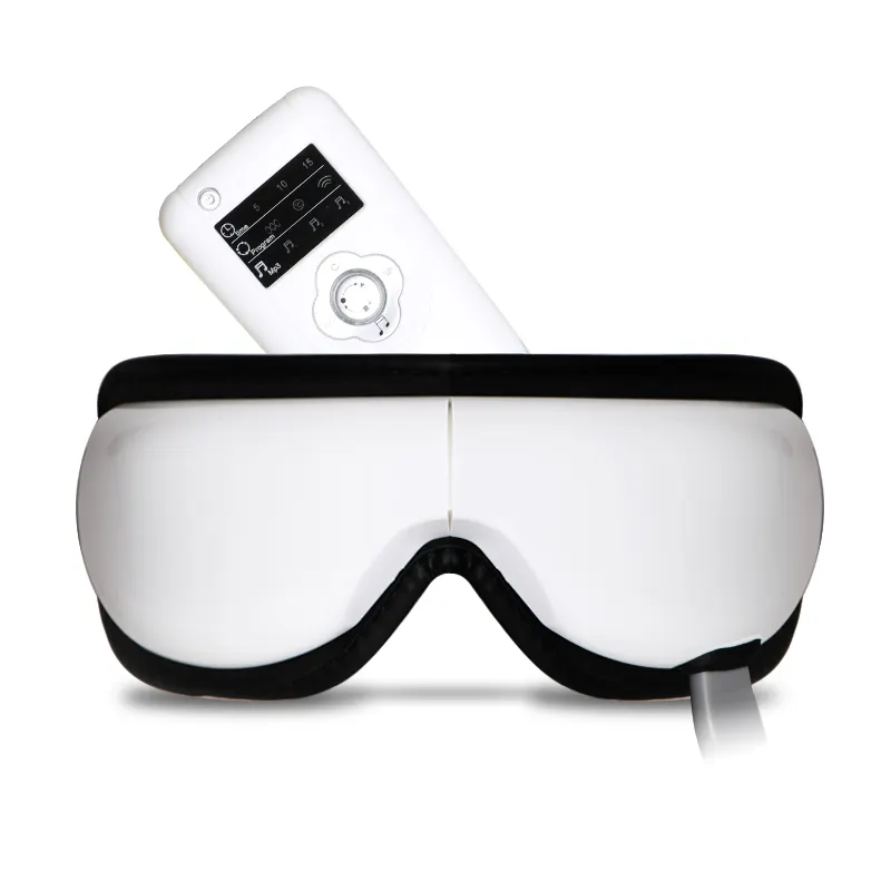 แบบพกพา Mini 3D ไฟฟ้าความดัน Anti Wrinkle Vibrator Mp3 Eye Massager ความร้อน