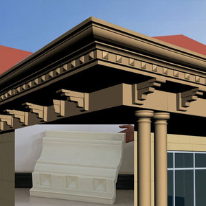 Nhà Máy Bán Cao End Bê Tông Mái Khuôn Nhựa Đúc Trong Nơi Trang Trí Dòng Mouldings Eave Xi Măng Cornice Xây Dựng Khuôn Mẫu - Product Image 2