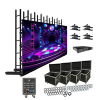Layar LED Video Wall Sewa untuk Panggung Indoor Outdoor P2.9 P3.91 Ukuran 500x500mm