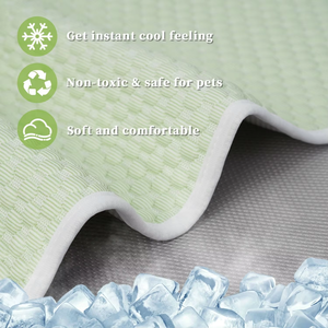 <span class=keywords><strong>Tapis</strong></span> rafraîchissant pour animaux de compagnie NiBao, confortable, réutilisable, lavable, durable, pour chiens et chats - Product Image 2
