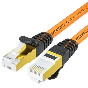 フレキシブルCat8イーサネットケーブル40GbpsソフトLANケーブルRJ45Cat7ネットワークインターネットパッチコード