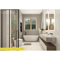 Services de Rendu 3D pour Villas et Maisons de Luxe, Design d'Intérieur Architectural et Décoration Intérieure pour Salles de Douche