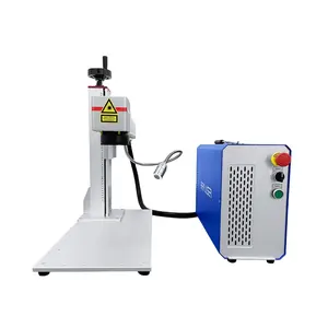 Metal laser engraver for stainless steel small 60w fiber laser marking cutting machine portable