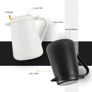 Pot d'égouttement de café extérieur fait sur commande de 600ml d'acier inoxydable avec le filtre d'infuseur 20oz