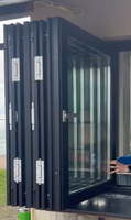 PRIMA Modernes Aluminium-Faltfenster mit thermischer Trennung, hochwertiges Profil, energiesparend & regenfest für Haus oder Villa