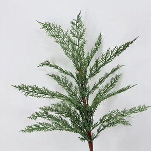 Bán Buôn 28 "Cypress Thân Cây Bất Động Cảm Ứng Mềm Màu Xanh Lá Cây Nhân Tạo Nhà Máy Với Bất Động Cảm Ứng Thân Cây Cho Trang Trí Nội Thất - Product Image 3