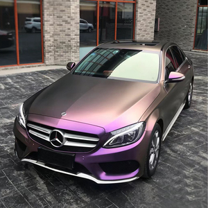 Vinilo Adhesivo para Automóviles, Color Cambiante Camaleón, Rojo Diamante Mate, Cobre, para Envolver Automóviles - Product Image 1