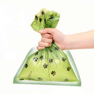 Afbreekbare poepzakjes voor katten en honden, wegwerpbaar milieuvriendelijk afvalzakje, verdikt, OEM/ODM levering - Product Image 2