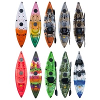 Nouveau Kayak motorisé avec pédale pour la pêche en Mer et au canoë, siège en plastique