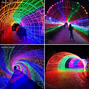 Toprex DIY Arche lumineuse LED personnalisée IP65 pour <span class=keywords><strong>d</strong></span>écoration de Noël, motif lumineux pour entrée, arche paysagère - Product Image 2