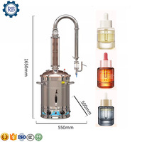 Machine de distillation d'huiles essentielles par extraction à la vapeur pour rose, thym, encens pour évaporateurs