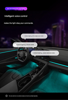 Pour 2021 Hyundai Elantra 18 LED Offres Spéciales voiture intérieur éclairage ambiant mise à niveau symphonie Auto intérieur rvb chasse lampes