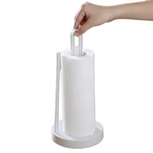 Modern Simple Vertical Roll Stand Dinner Napkin Paper Holder Creative Desktop Punch-free Tissue Rack Storage Rack For Kitchen Ta