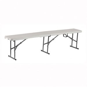 Table de banquet en plastique abordable et pliable de 6 pieds pour les événements, les fêtes et les mariages - Product Image 3