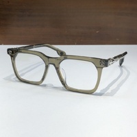 Gafas Ópticas de Diseño de Alta Calidad para Hombre y Mujer, Modelo Punk 8266, Talla 53-19-150, Monturas de Acetato y Titanio de Lujo para Negocios