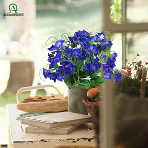 Flor de plástico Artificial Morning Glory, <span class=keywords><strong>petunias</strong></span> artificiales de Interior para cajas de flores, maceta colgante para tumbas, ventana, jardín, porche - Product Image 4
