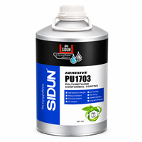 SIDUN PU1703 Adhésifs structurels en polyuréthane, revêtement protecteur transparent pour cartes de circuits imprimés, protection contre l'humidité