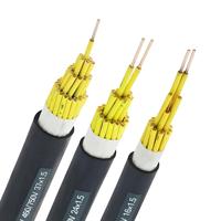 Cable de Control KVV de Alta Calidad, 450/750V, 3 Núcleos, Conductor de Cobre, Aislamiento de PVC, Clasificación IP54, para Construcción y Uso en Computadoras