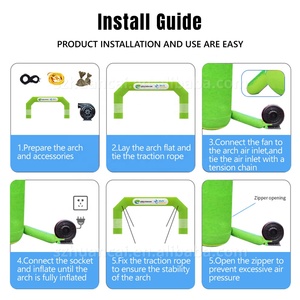 Custom Wedding Led Lighting Events Decoration Candy Inflatable Archway Pink <strong>Balloon</strong> Arches Tent Plastic Air Mold Blow - Product Image 6