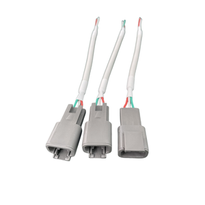 สายไฟรถยนต์แบบ2-core 2Pin สาย UL2464 22AWG แบบปรับได้ DTM04-2P ปลั๊กเชื่อมต่อ DTM06-2S สายไฟสำหรับรถ lulbs - Product Image 5