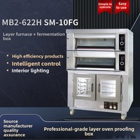 Nouveau Four Électrique Encastrable avec Boîte de Fermentation Intégrée pour Cuisson du Pain et des Pizzas, à 2 Niveaux, Grande Capacité