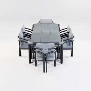 Meubles de restaurant d'extérieur Foshan Kingmake pour hôtel, complexe hôtelier, terrasse de loisirs, chaise en aluminium - Product Image 3