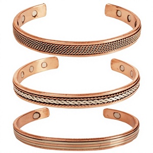 Viking Style Unisex Brass Bangle Cuff <b>Bracelet</b> Vintage Gold Plated Fashion Jewelry Hammered Design <b>Healing</b> Geometric - Product Image 4