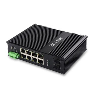 Commutateur réseau Ethernet Gigabit industriel géré avec 8 ports <span class=keywords><strong>PoE</strong></span>+ 1000M et 2 ports SFP Gigabit - Product Image 1