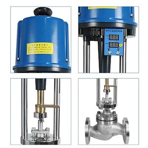 Vanne de régulation de température électrique à vapeur de type ZZWPE, vanne de régulation de température électrique avec régulateur de pression d'eau électrique - Product Image 6