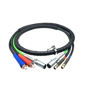 Approvisionnement d'usine en caoutchouc tressé 12 Pieds airpower ligne 3-en-1 câble ABS <span class=keywords><strong>kit</strong></span> avec <span class=keywords><strong>PICC</strong></span> d'assurance - Product Image 3