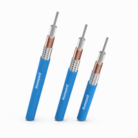Câble coaxial micro à faible perte de 0,81 mm 50 Ohm, câble coaxial RF en cuivre plaqué argent FEP PFA pour l'électronique grand public