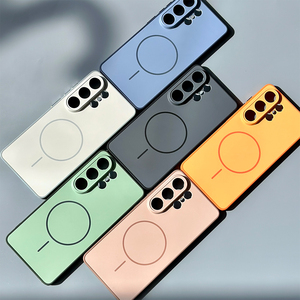 Étui de téléphone magnétique coloré JOYPORODO B418 effet peau pour Samsung <span class=keywords><strong>S21</strong></span> S22 S23 S24 S25 S26 Ultra pour iPhone Samsung Android - Product Image 4