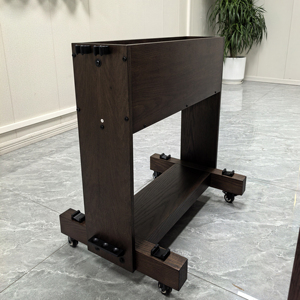 Table <span class=keywords><strong>de</strong></span> <span class=keywords><strong>billard</strong></span> <span class=keywords><strong>de</strong></span> salle à manger en bois massif <span class=keywords><strong>de</strong></span> couleur bois foncé <span class=keywords><strong>de</strong></span> 7 pieds - Product Image 4