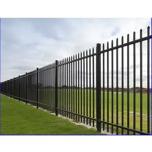 Factory Aluminum Metal Galvanized Powder Coated Fencing Garden Decorative Metal Fence Panels