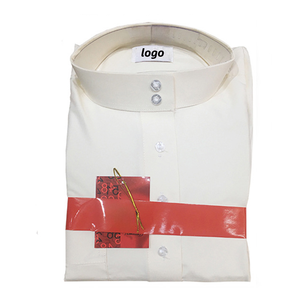 2026 Arabie Saoudite Thobe pour <span class=keywords><strong>homme</strong></span> en Coton Polyester à Col Montant Blanc, Vêtement Islamique pour le Ramadan, Jubbah - Product Image 6