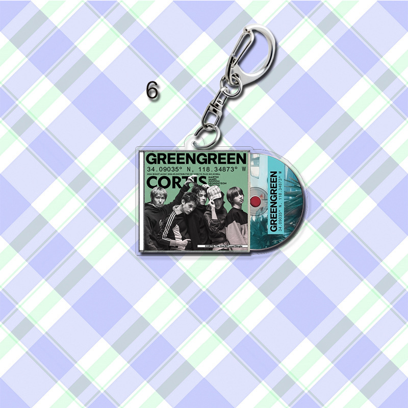 Cortis the 2nd EP GREENGREEN Album CD Keychain Martin James Juhoon