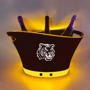 Không Thấm Nước Rượu Sâm Banh 5L Công Suất Lớn Rượu Sâm Banh Đồ Uống Bia LED Xô Đá Cho Đảng Home Bar - Product Image 2