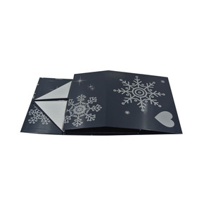 Lớn Sang Trọng Tùy Chỉnh Có Thể Gập Lại Quà Tặng Từ Hộp Giấy Màu Đen Hộp Các Tông Hamper Hộp Quà Tặng - Product Image 6