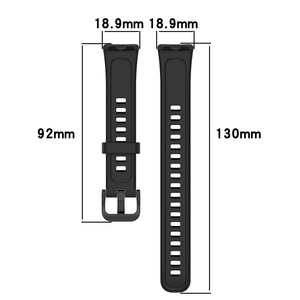 Nouveau bracelet de montre intelligente avec boucle noire 10 couleurs pour <span class=keywords><strong>Huawei</strong></span> <span class=keywords><strong>Honor</strong></span> <span class=keywords><strong>Band</strong></span> <span class=keywords><strong>8</strong></span> et autres appareils - Product Image 4