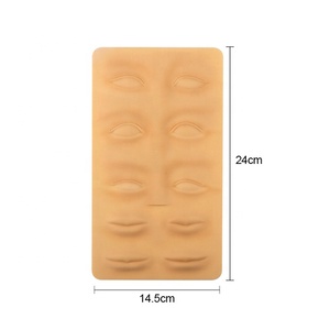 D Professionnel En Silicone Souple À Lèvres Cosmétique De Tatouage De Sourcil Artificiel Blanc Peau de Pratique Microblading Pour L'UGP Formation - Product Image 5